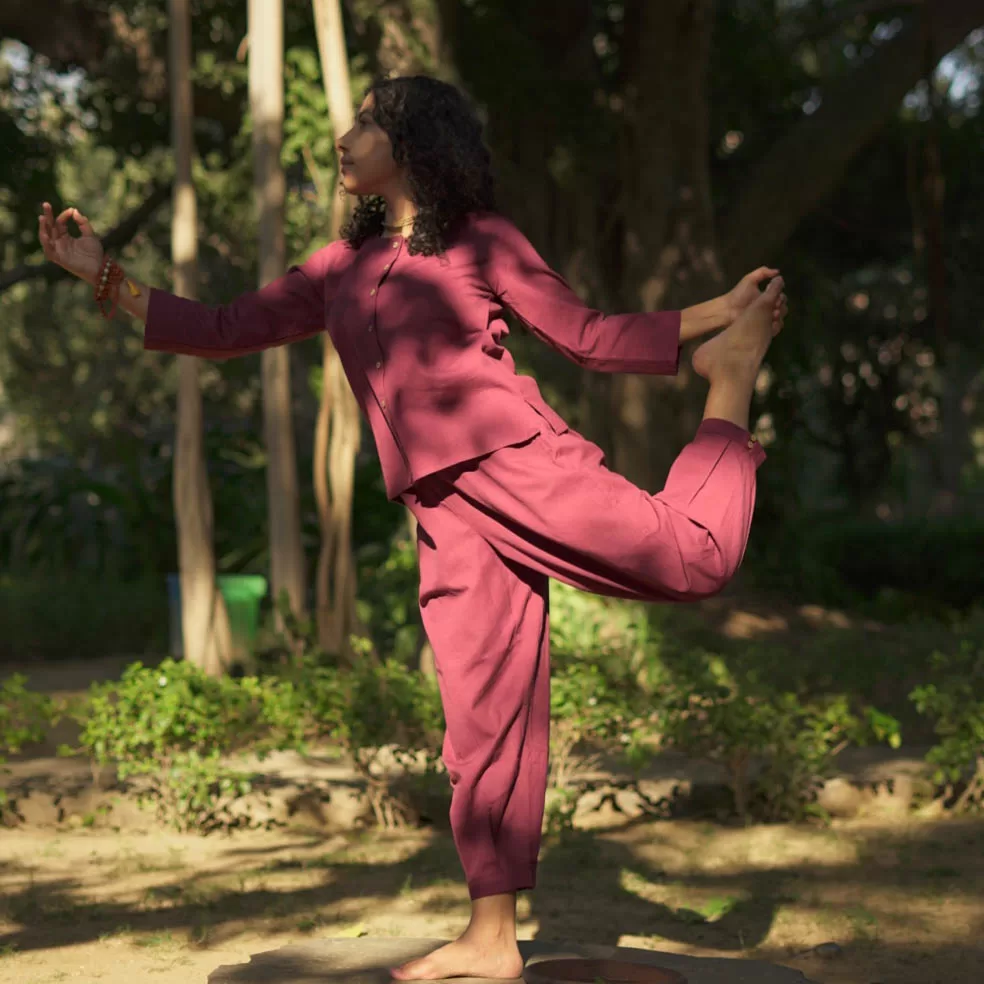Mrima Yoga Set with pockets organic cotton | Palash
