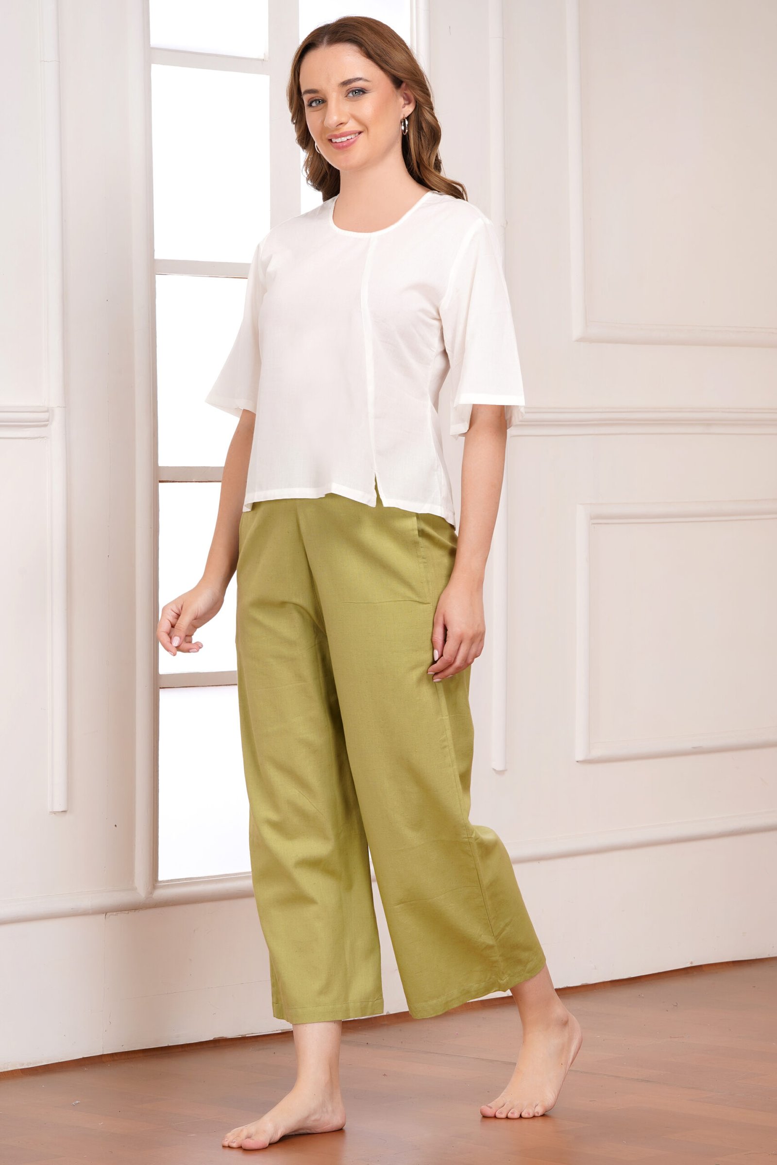 DSC05318 Mallika | Mrima Yoga Set organic cotton with pockets - Image 1